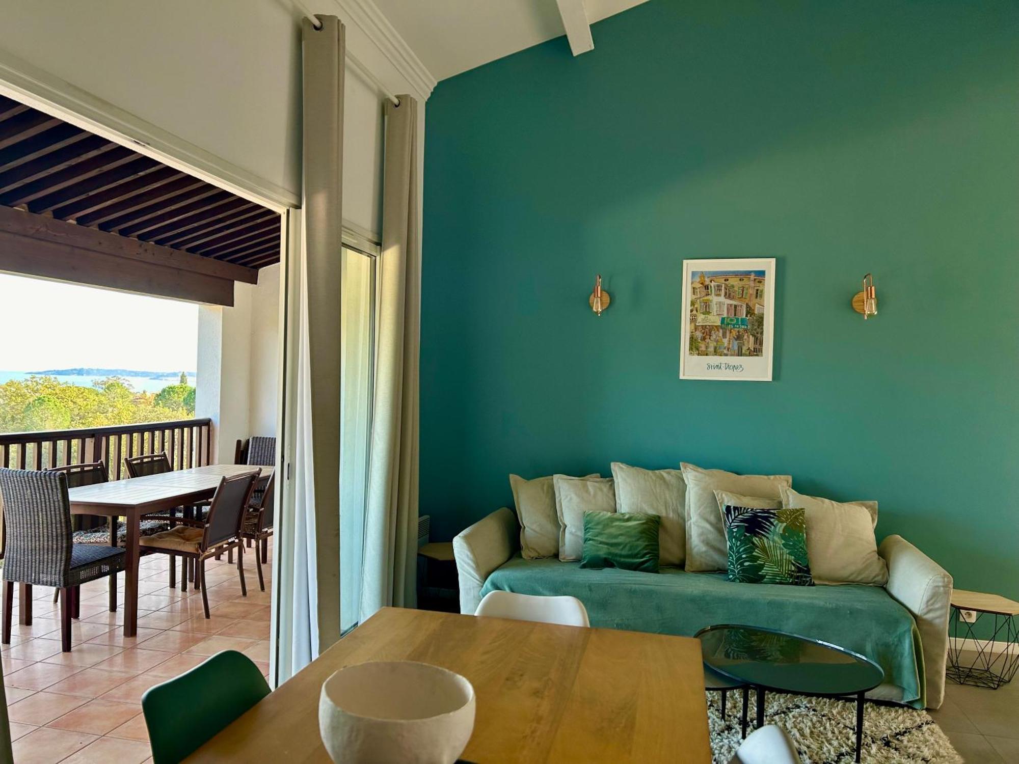 Les Restanques Cabriere 3123 Vue Mer 3 Chambres グリモー エクステリア 写真