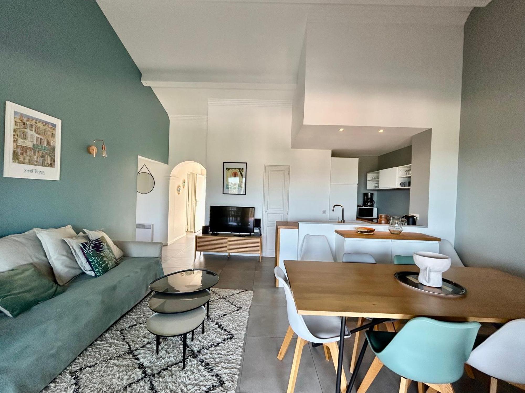 Les Restanques Cabriere 3123 Vue Mer 3 Chambres グリモー エクステリア 写真